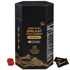 Organic Himalayan Shilajit Gummies with Ashwagandha