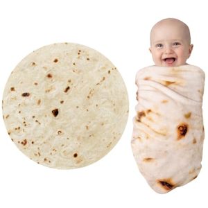 Jorbest Burrito Tortilla Baby Swaddle Blanket Funny Gift