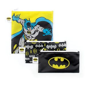 Bumkins Reusable Batman Snack Bags - 3pk Food Safe