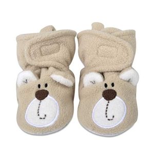 Cozy Fleece Baby Booties: Soft Sherpa Crib Shoes