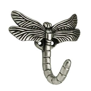 Franklin Brass Dragonfly Single Wall Hook - Antique Pewter