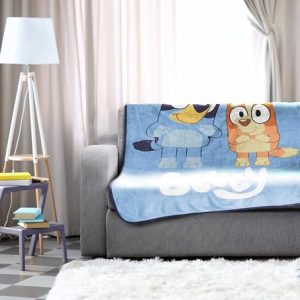 Bluey & Bingo Kids’ Plush Fleece Throw Blanket 46×60