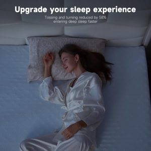 WAVV Twin XL 3″ Gel Memory Foam Egg Crate Topper