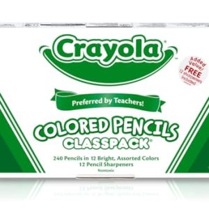 Crayola Colored Pencils Classpack – 240 Count Bulk