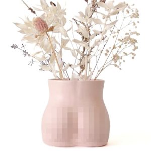 Boho Ceramic Plant Pot with Drainage for Indoor & Outdoor
