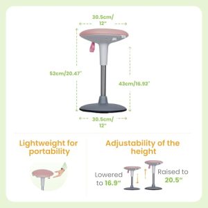 Wobble Stool for Kids 7-12: Flexible Seating & Focus