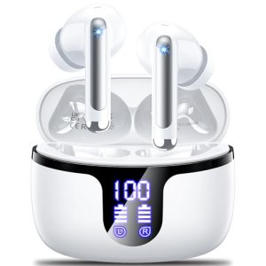 Wireless Earbuds Bluetooth 5.4: 4 ENC Mics, 42Hrs Playback