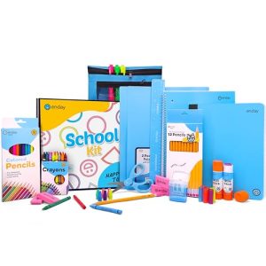 Enday 78-Piece Back to School Supply Kit for K-5