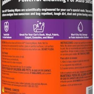Armor All Car Cleaning Wipes – Interior & Exterior (90 Ct)