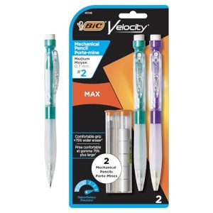 BIC Velocity Max Mechanical Pencils, 0.7mm 2-Pack
