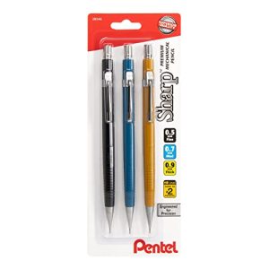 Pentel Sharp Mechanical Pencil 3-Pack - Assorted Tips