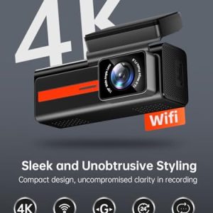 Mini 4K+1080P Dual Dash Cam with WiFi & App