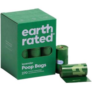 Earth Rated Dog Poop Bags – Leak Proof, Lavender – 270 Ct