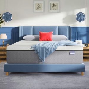 FANSACE 12" Queen Gel Memory Foam Mattress - Pain Relief