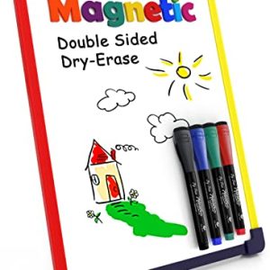 Portable 9"x12" Magnetic Dry Erase Board for Kids & Students