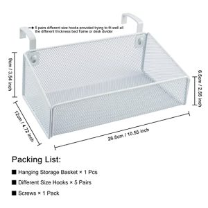 MATIMASU Bedside & Office Hanging Storage Shelf