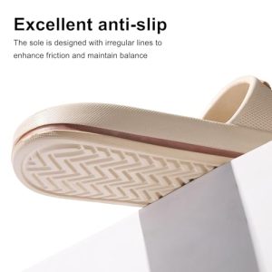 Frykun Unisex Ultra-Soft Quick-Dry Bath Slippers