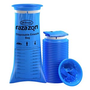 Disposable Vomit Bags - 24 Pack - Leak-Resistant