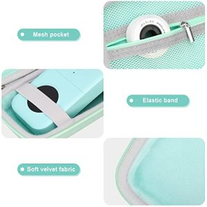 Canboc Hard Case for Phomemo Label Maker – Mint Green