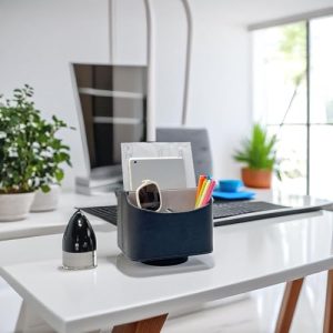 UnionBasic 360 Degree Rotating Desk Organizer – Black