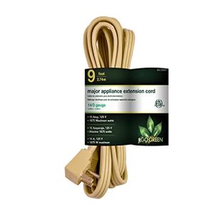 9ft Heavy Duty Appliance Power Cord - Kink-Free, Grounded