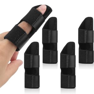HLOES 5Pcs Adjustable Trigger Finger Splint Set