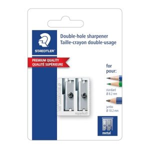STAEDTLER Precision Metal Double-Hole Pencil Sharpener