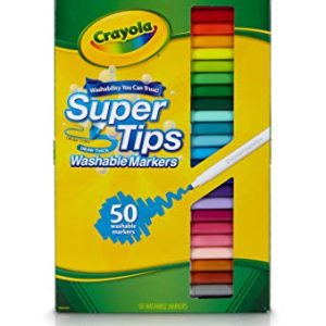 Crayola 50ct Super Tips Washable Markers - Age 3+