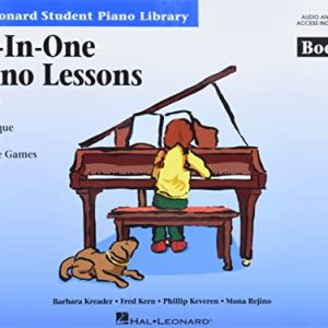 All-In-One Piano Lessons Book B: Beginner Sheet Music + Audio