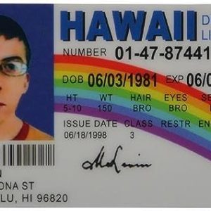 McLovin Fake ID – Funny Car & Desk Accessory Prop
