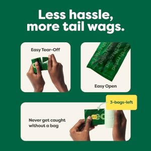 Earth Rated Dog Poop Bags – Leak Proof, Lavender – 270 Ct