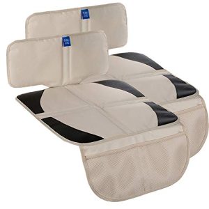 funbliss Beige Car Seat Protector (2-Pack)