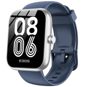 Smart Watch with Alexa – HD Touchscreen & BT Call (Blue)