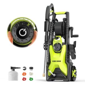 Adjustable 4000 PSI Electric Pressure Washer | Foam Cannon