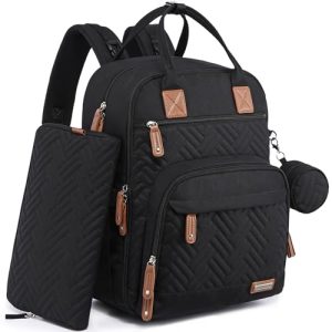iniuniu 4-in-1 Unisex Diaper Bag Backpack & Changing Kit
