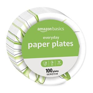 Amazon Basics Everyday Paper Plates – 100 Count