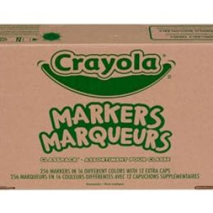 Crayola Broad Line Markers Classpack - 256 Count Bulk Set