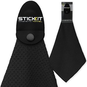 STICKIT Magnetic Sports Towel - Gym & Yoga Quick-Dry Microfiber