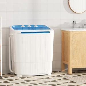 Superday 16lb Mini Twin Tub Washer Dryer – Blue
