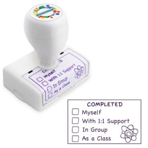 Happy Teacher Checkbox Stamps for Easy Grading