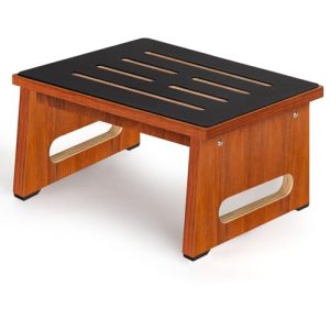 Secure Wooden Step Stool for Home Use - Non-Slip