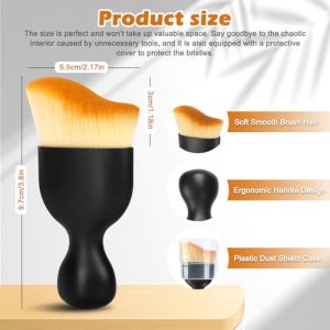 Car Interior Detailing Brush Kit – Soft Dust Collector (2PC)