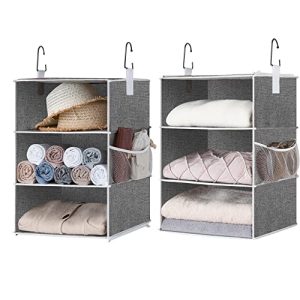 StorageWorks 6-Shelf Jumbo Closet Organizers – Gray