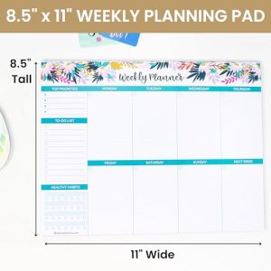 Bloom Undated Weekly To Do List & Habit Tracker Pad