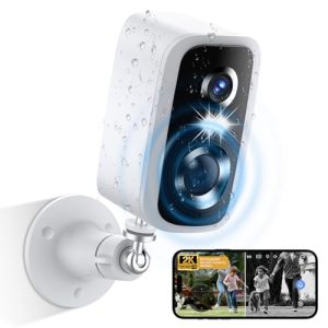 2K Wireless Outdoor Security Camera – AI Motion, 2-Way Talk