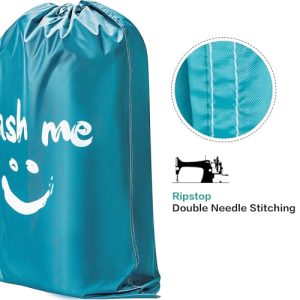 HOMEST XL Travel Laundry Bags (2-Pack) – Holds 4 Loads