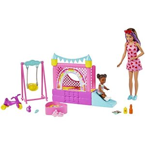 Barbie Skipper Babysitters Inc Playset with Dolls & Bounce House