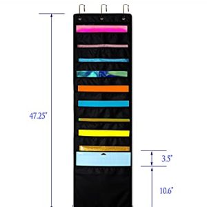 ZENXUS Hanging 12×12 Craft Paper Storage Organizer