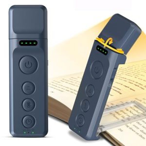 Glocusent Book Light – Sleep Aid, Timer & Travel Lock
