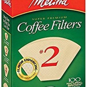 Melitta Pour Over Coffee Brewer & #2 Filter Combo, Black